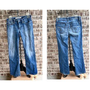Vintage Joe's Bootcut Jeans in Harvey Wash Waist 26 Blue  Denim Distress…